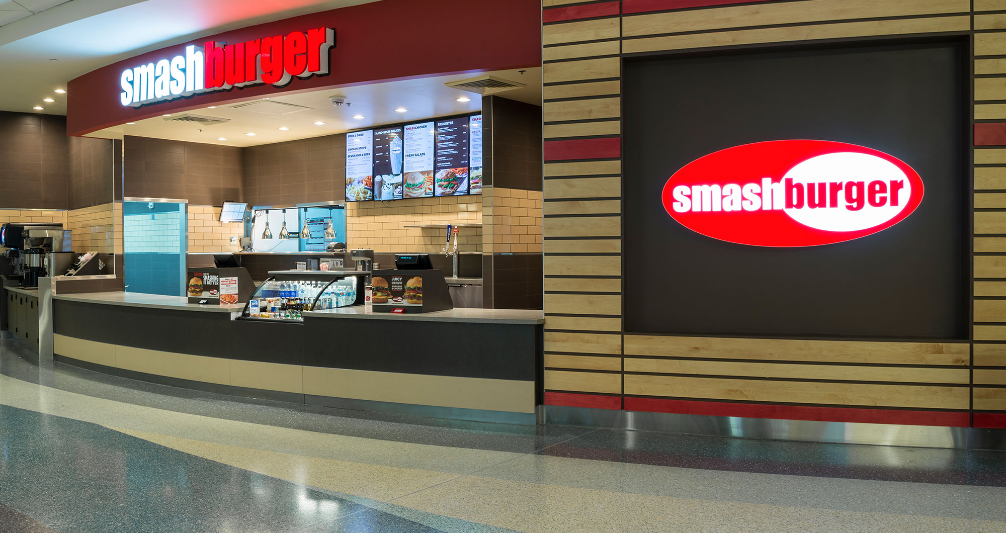 Smash Burger in Boise Air Terminal