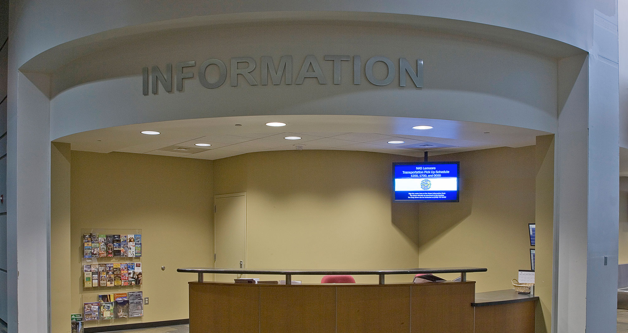Fresno Yosemite International Airport Terminal Information Desk