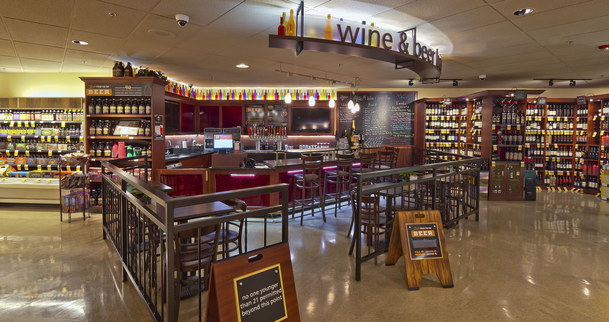Safeway Expansion and Renovation Wine and Beer Bar
