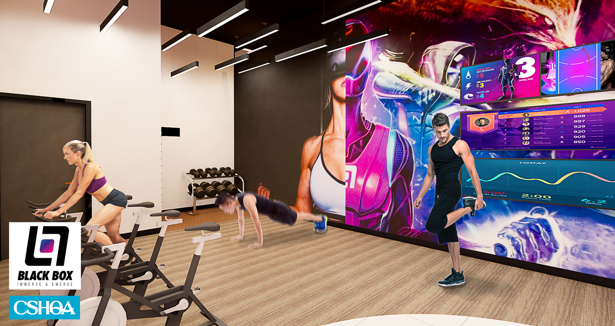 VR on VR:  Designing a VR Fitness Gym Using VR Tools